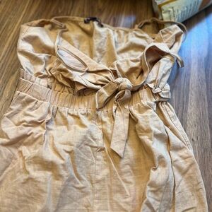 One Clothing Tan Maxi Dress